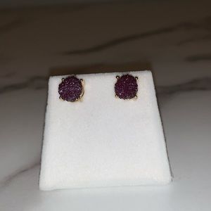Purple Galaxy Earrings